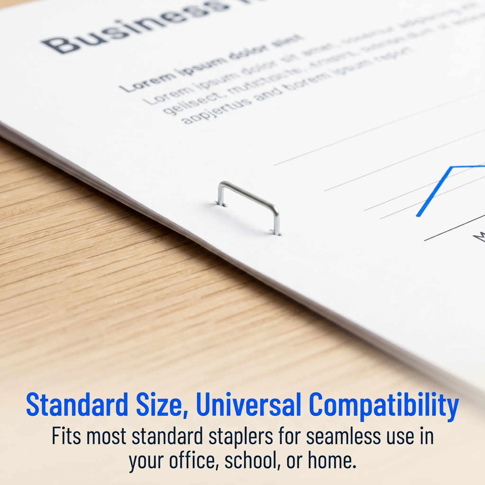 Heavy-duty Stapler Large Capacity Colored Staples Standard Hardware Silver Metal Galvanized Bulk