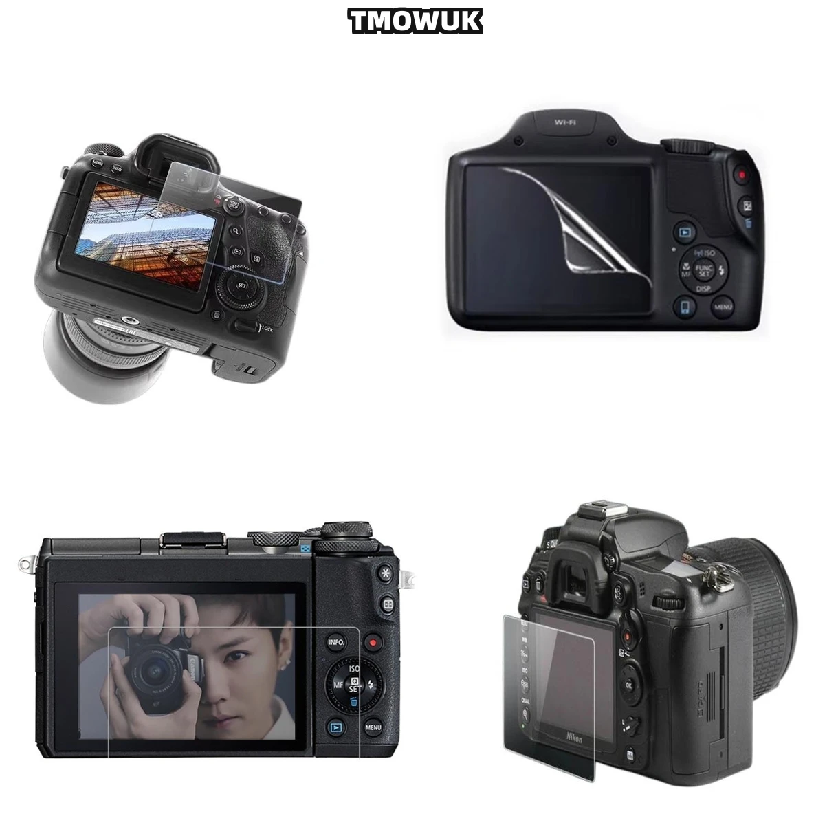 

For Canon EOSR M5 M3 M10 100D KISS X7, Slim Design Guard, Enhances Original Colors.