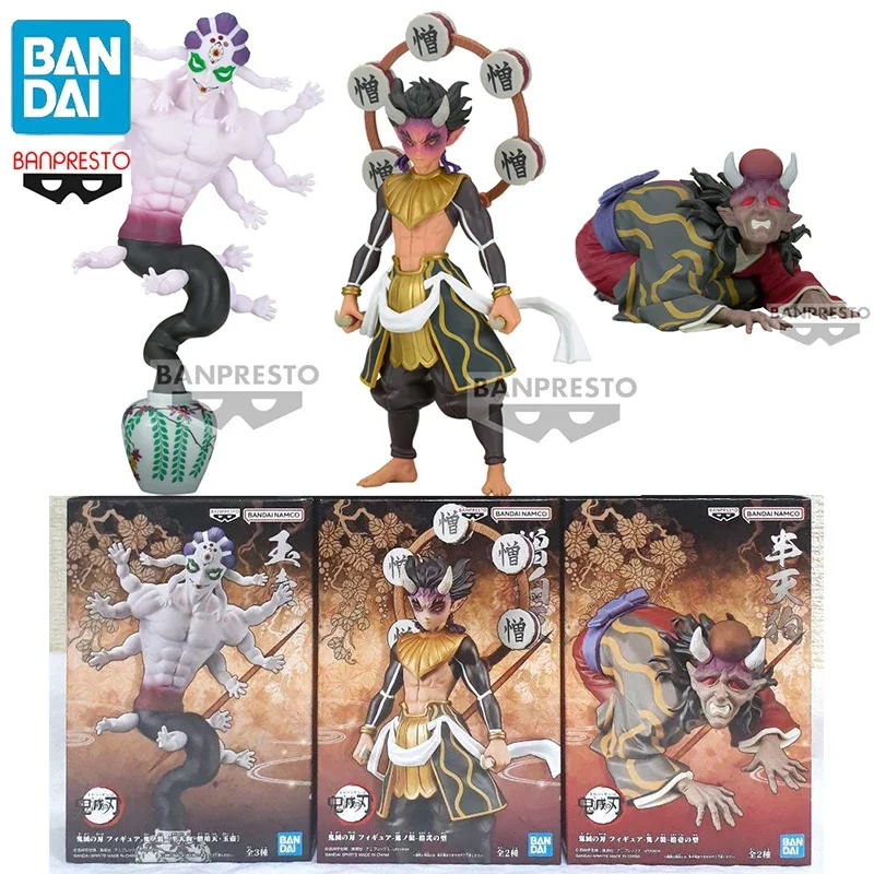 In Stock BANPRESTO Demon Slayer Hantengu Zohakuten Gyokko PVC Anime Action Figures Model Collection Toy