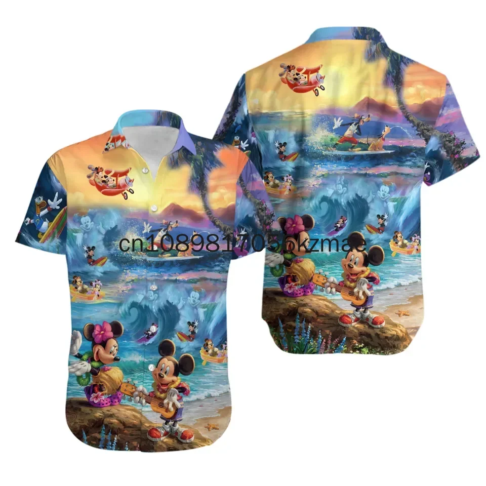 

New Mickey Mouse Tropical Hawaiian Shirt Disney World Aloha Shirt Disneyland Shirt Kids Disney Shirt Disney Rock And Roll Shirt