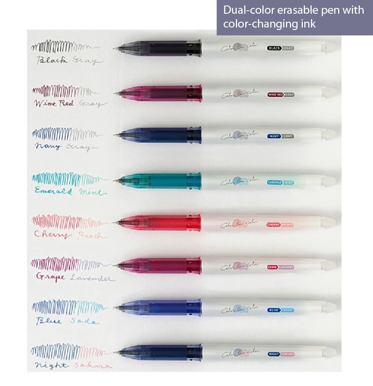 Pilot ILMILY Dual Color-Changing Erasable Highlighter/Gel Pen – Friction-Activated, Unique & Fun for Journaling and Notes