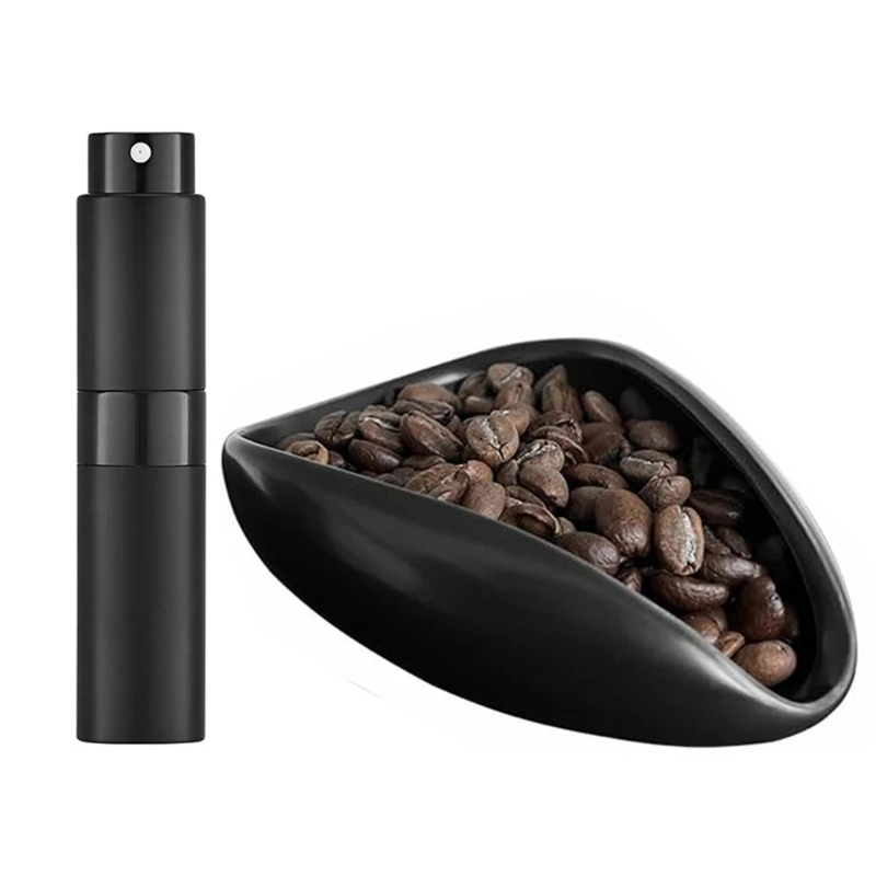 M2EE Coffee Bean Dosing Cup Ceramic Single Dosing Tray Coffee Bar Accessories Coffee Brewing Equipment for Coffee Brewing