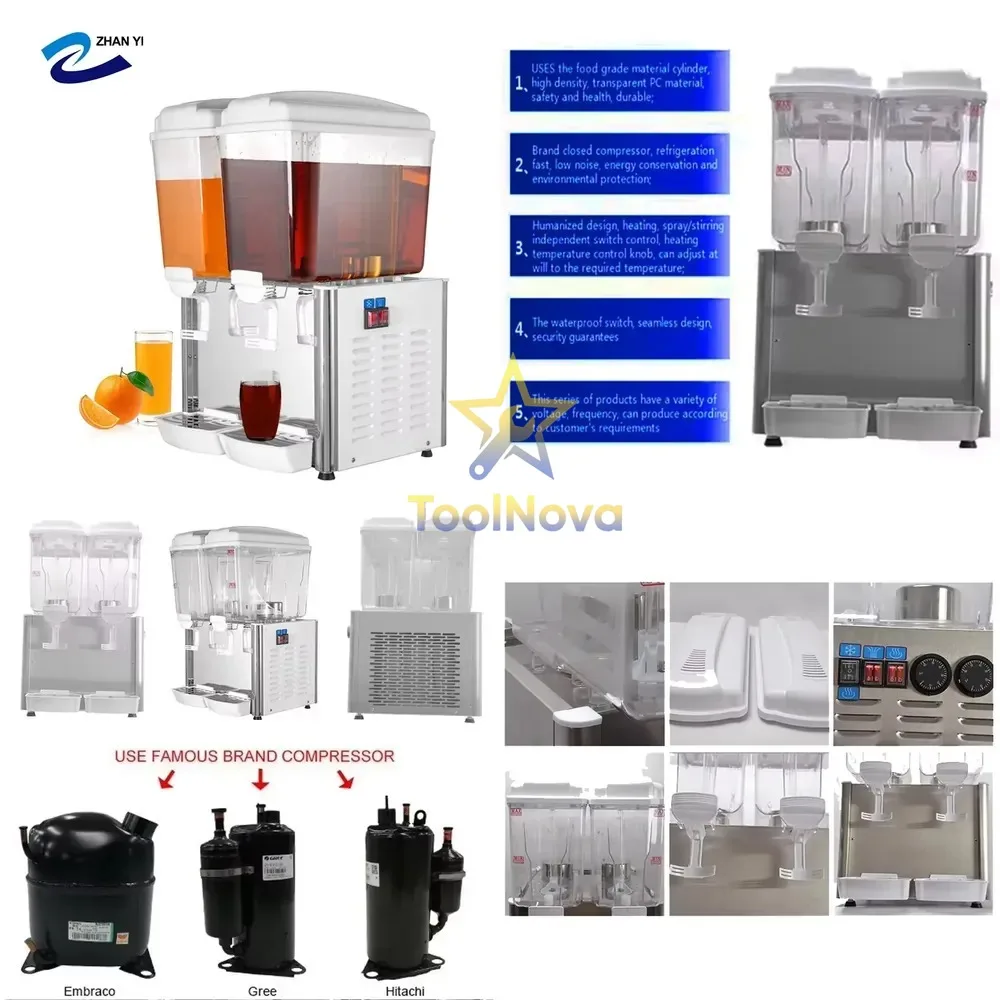 2026hotsale *China* Zhanyi 2 Tanks Hot and Cold Smart Coffee Soda Desktop Water Beverage Dispensing Machines Juice Drink