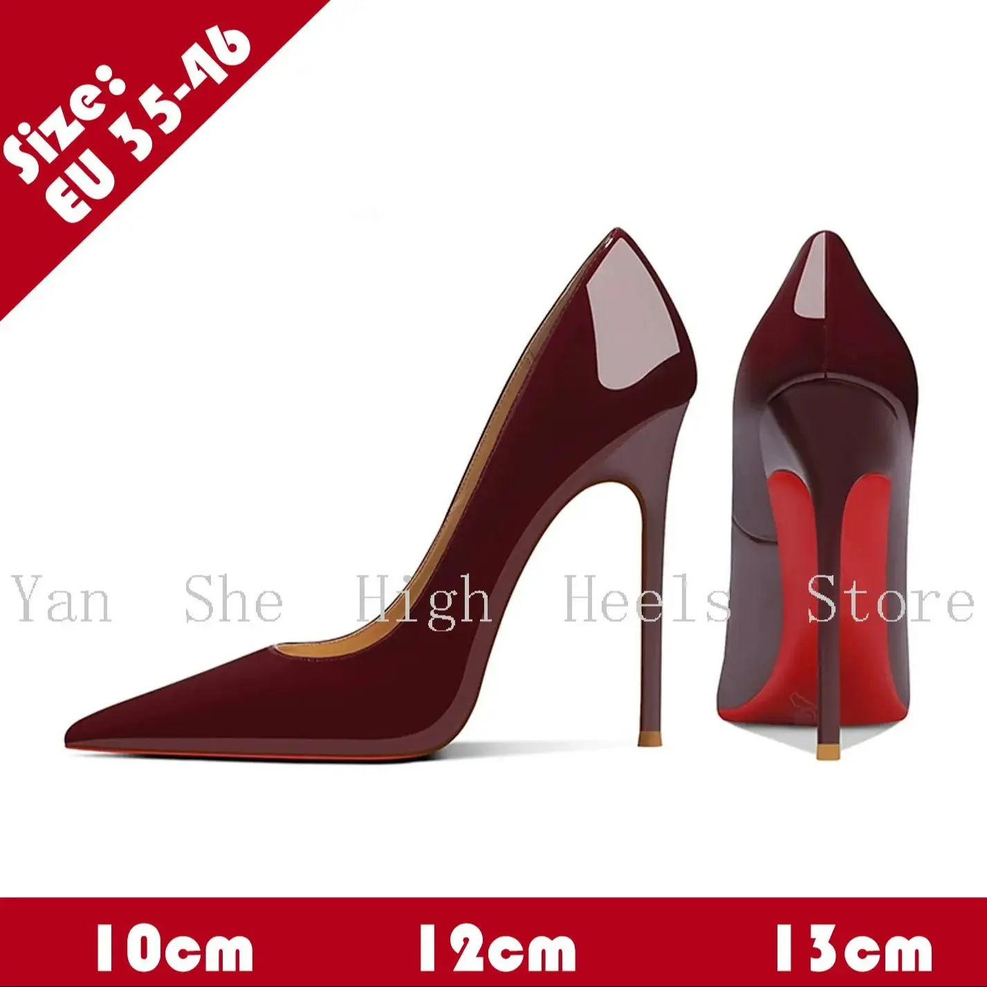 

Градиентные красочные пикантные туфли на высоком каблуке, туфли на шпильке с красной подошвой, элегантные туфли на свадьбу с острым носком