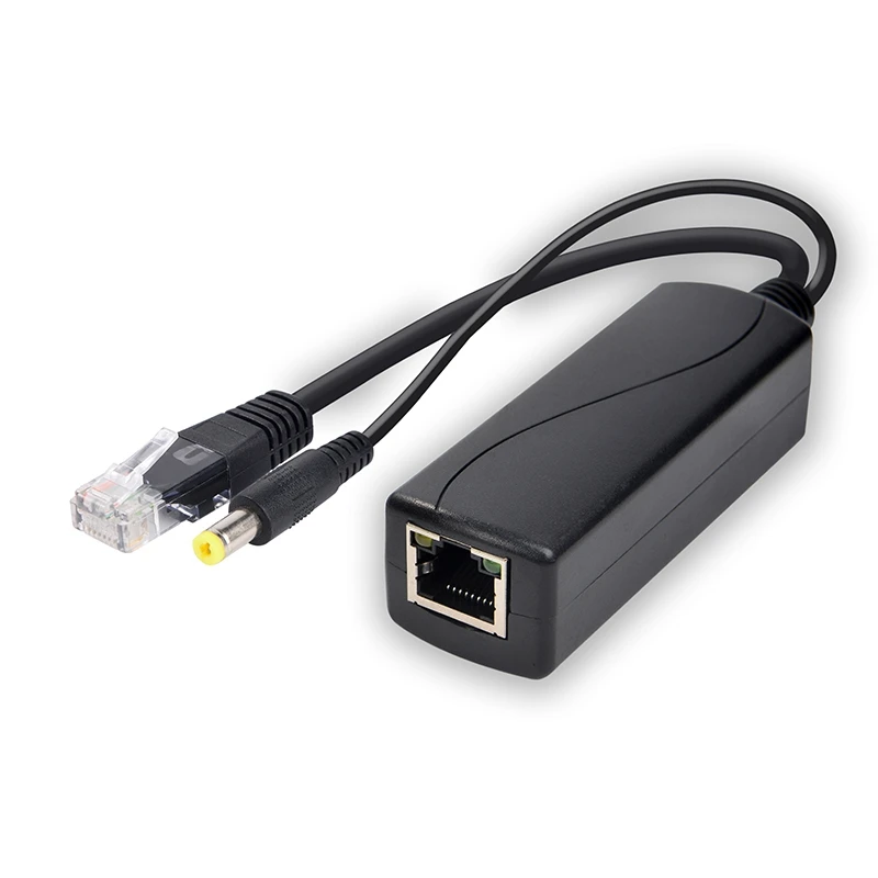 Imagem -02 - Gigabit Power Over Ethernet Splitter Suporte Ieee802.3 at a 30w Poe Splitter 10 100 1000 Mbps Rj45 Ps5712tg