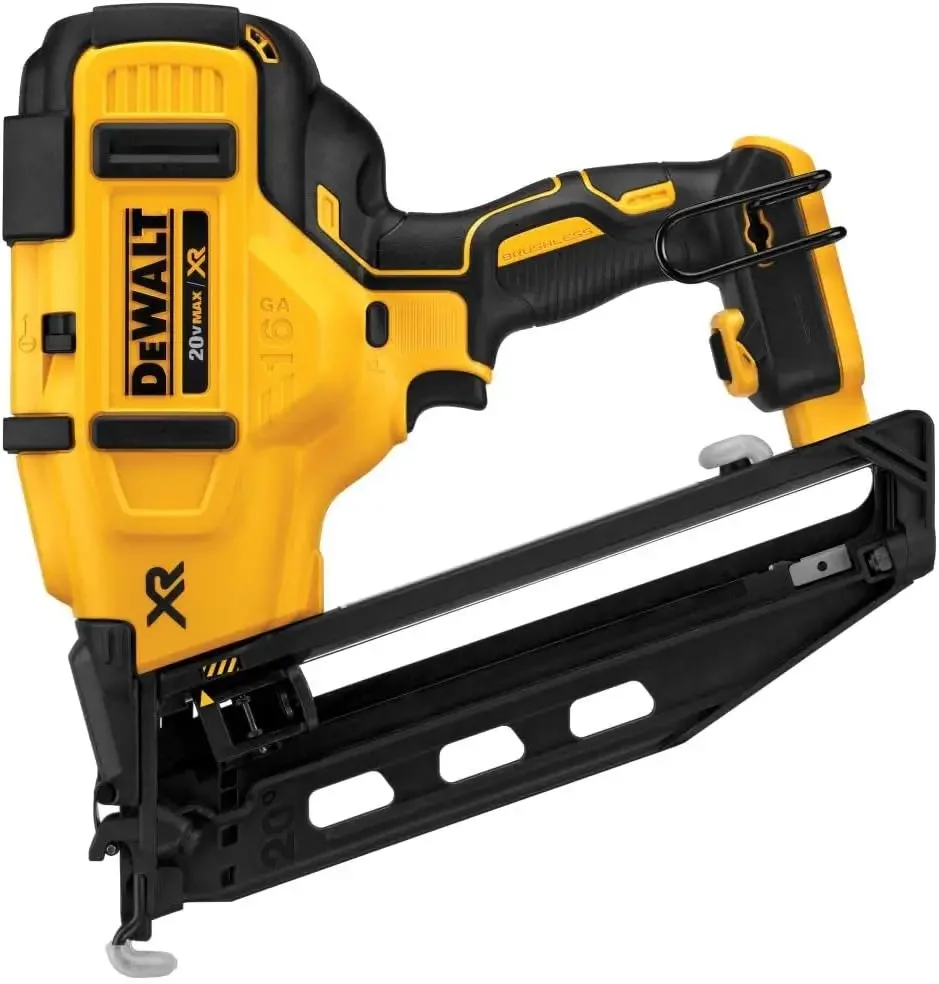 DEWALT 20V MAX* Finish Nailer, Angled, 16GA, Tool Only (DCN660B)