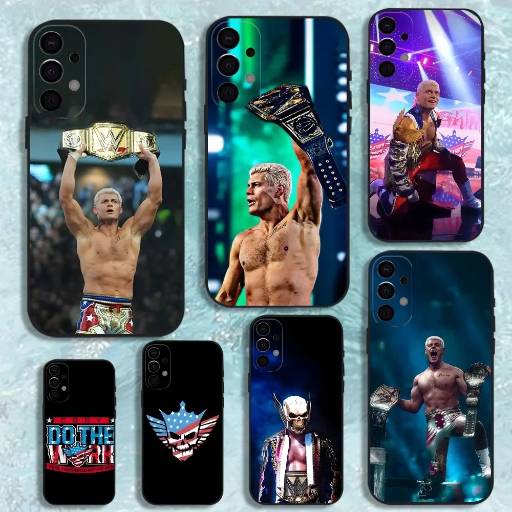 

Wrestler Cody R-Rhodes Phone Case For Samsung S25,S24,S21,S22,S23,S30,Ultra,S20,Plus,Fe,Lite,Note,10,9,5G Black Cover