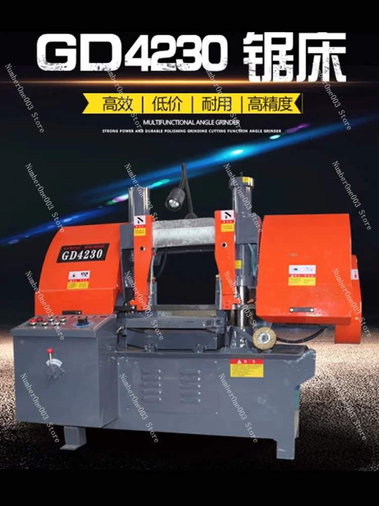 

Metal Band Sawing Machine Semi-automatic Gd4240 CNC Angle Hydraulic Small Vertical Double Column Sawing Machine