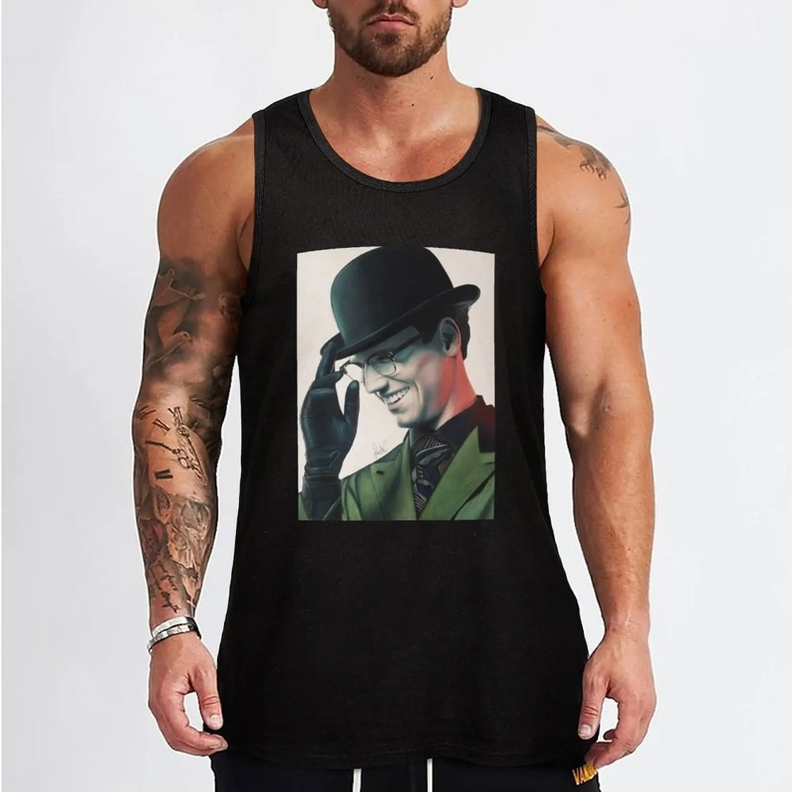 The Riddler Tank Top t-shirt gym man fitness clothing for men sports suits mens designer clothes