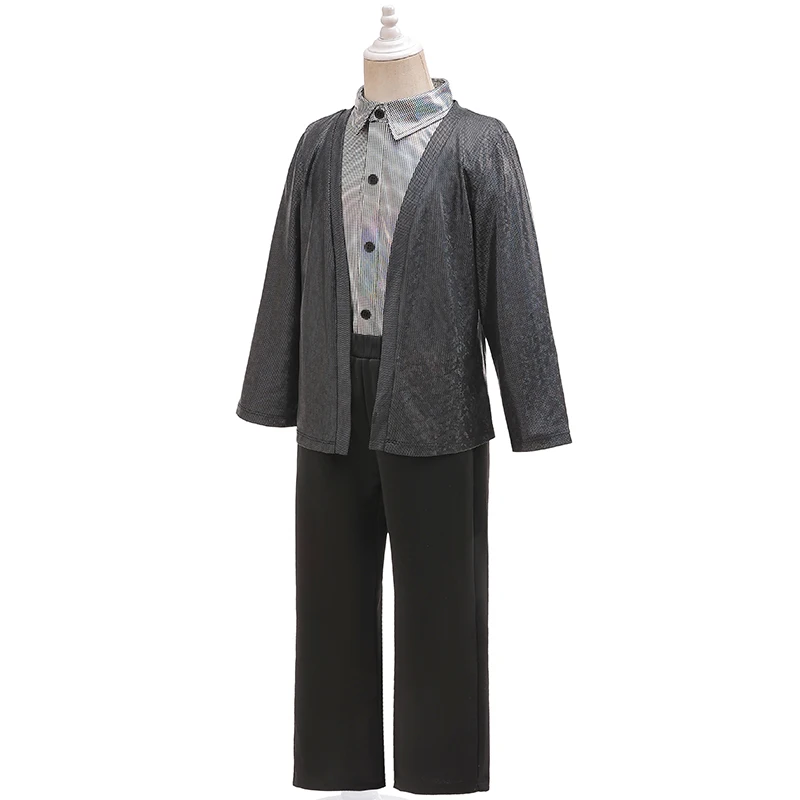 singer star Costume Cosplay Star kids Party Halloween Costume 2026 Girls Clothing boys Top and bottom sets Stage Outfits