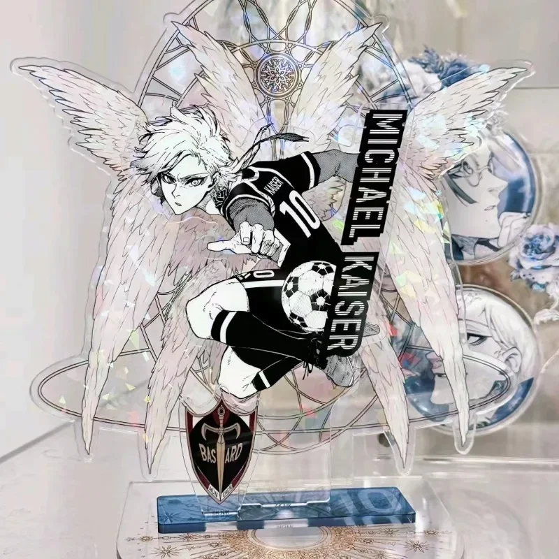 Michael Kaiser Anime Acrylic Stand Blue Lock Black White Manga Style Desktop Display Accessories Cartoon Goods Room Decor Gift