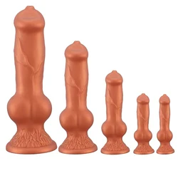 Silicone Animal Dog Dildo Realistic Phallus Vaginal Anal Plug Adult Sex Toy For Men Female Masturbator Fake Penis Sex Product 18