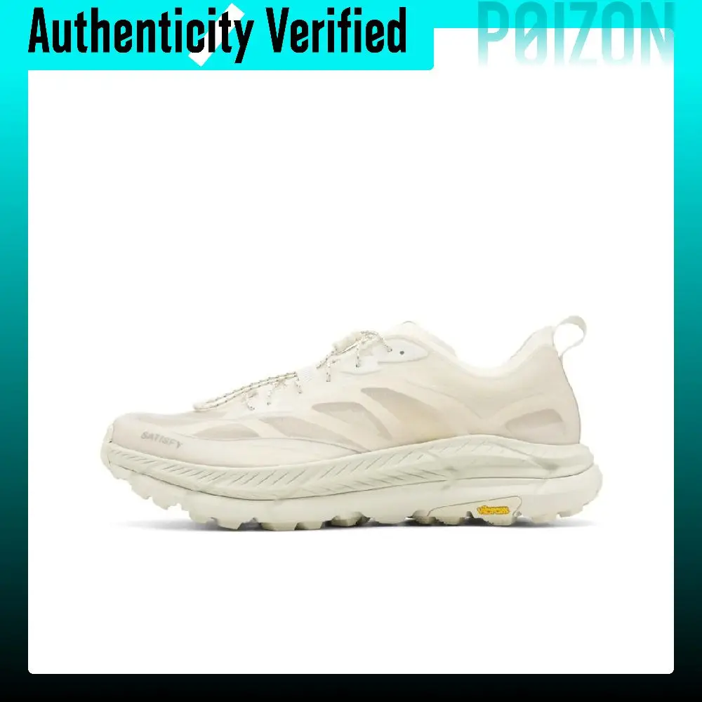 Satisfy X Hoka ONE ONE Mafate Speed 4 Scarpe Da Corsa Unisex A Profilo Basso Bianco Avorio 1157050-BONE-image