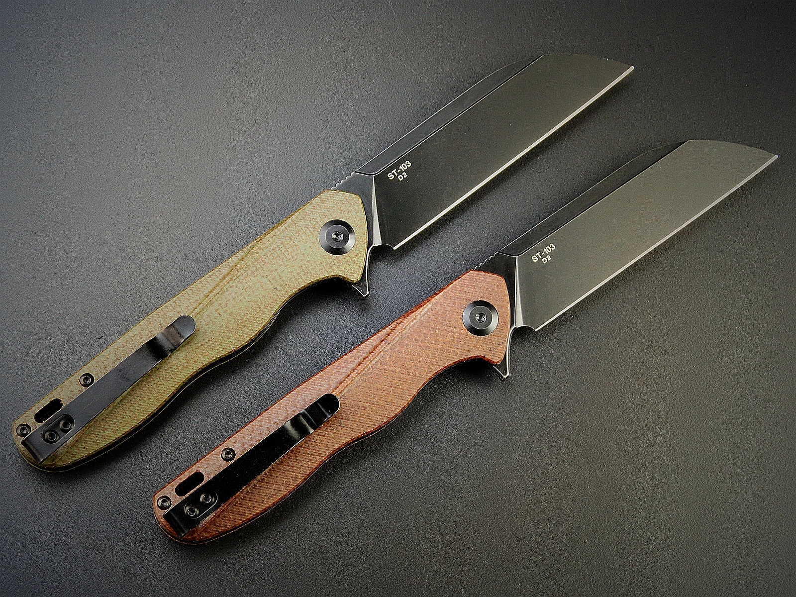 جديد Sitivien ST103 سكاكين الجيب D2 شفرة فولاذية G10/ميكارتا مقبض سكين للفرد للعمل التخييم التنزه بقاء EDC أداة #3