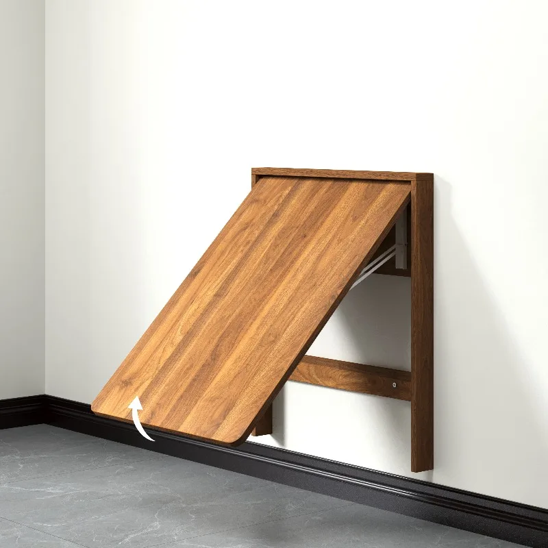 

Компактный настенный складной стол с откидными листами для дома, квартиры, обеденный стол, многофункциональный учебный компьютерный стол