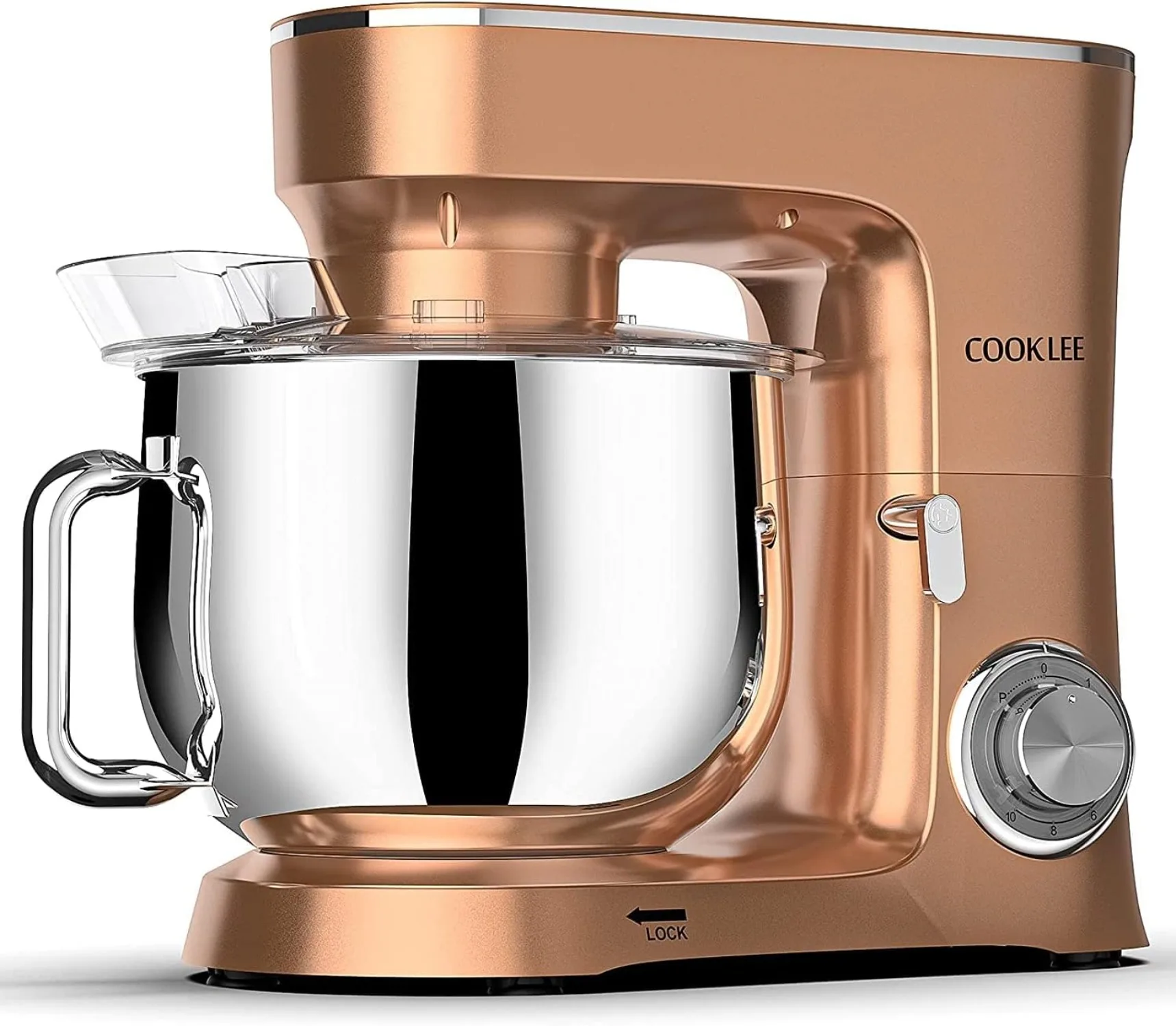 

Stand Mixer 9.5 Quart 660-Watt 10-Speed Electric Kitchen Mixer with Dishwasher-Safe Dough Hook