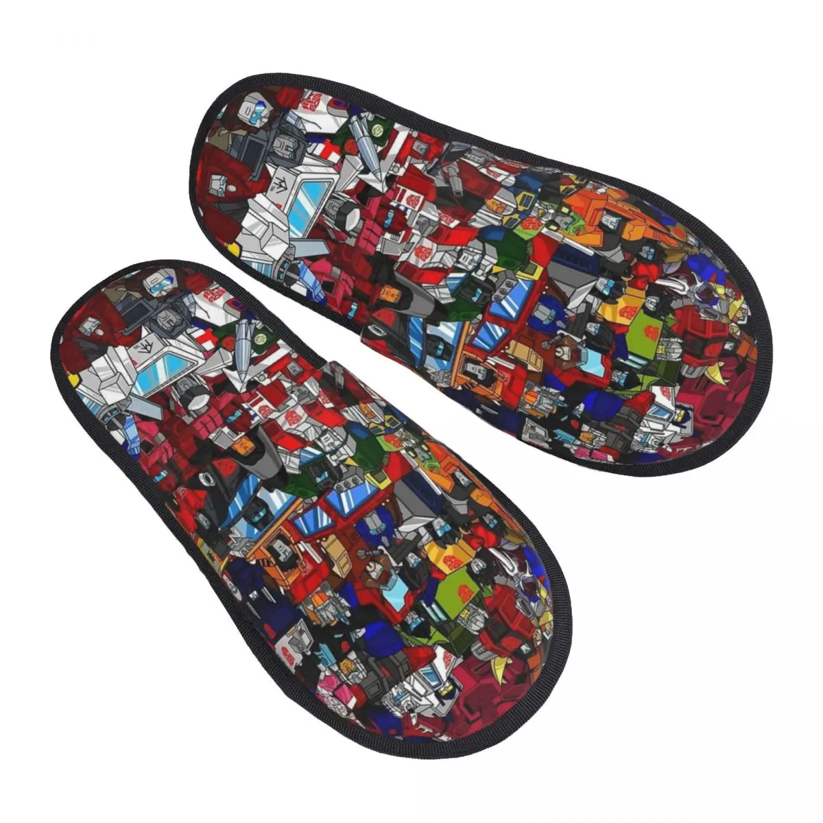 G1 Transformers Autobot Robot rumah kartun sandal katun kamar tidur nyaman rumah tangga bulu sandal Non Slip