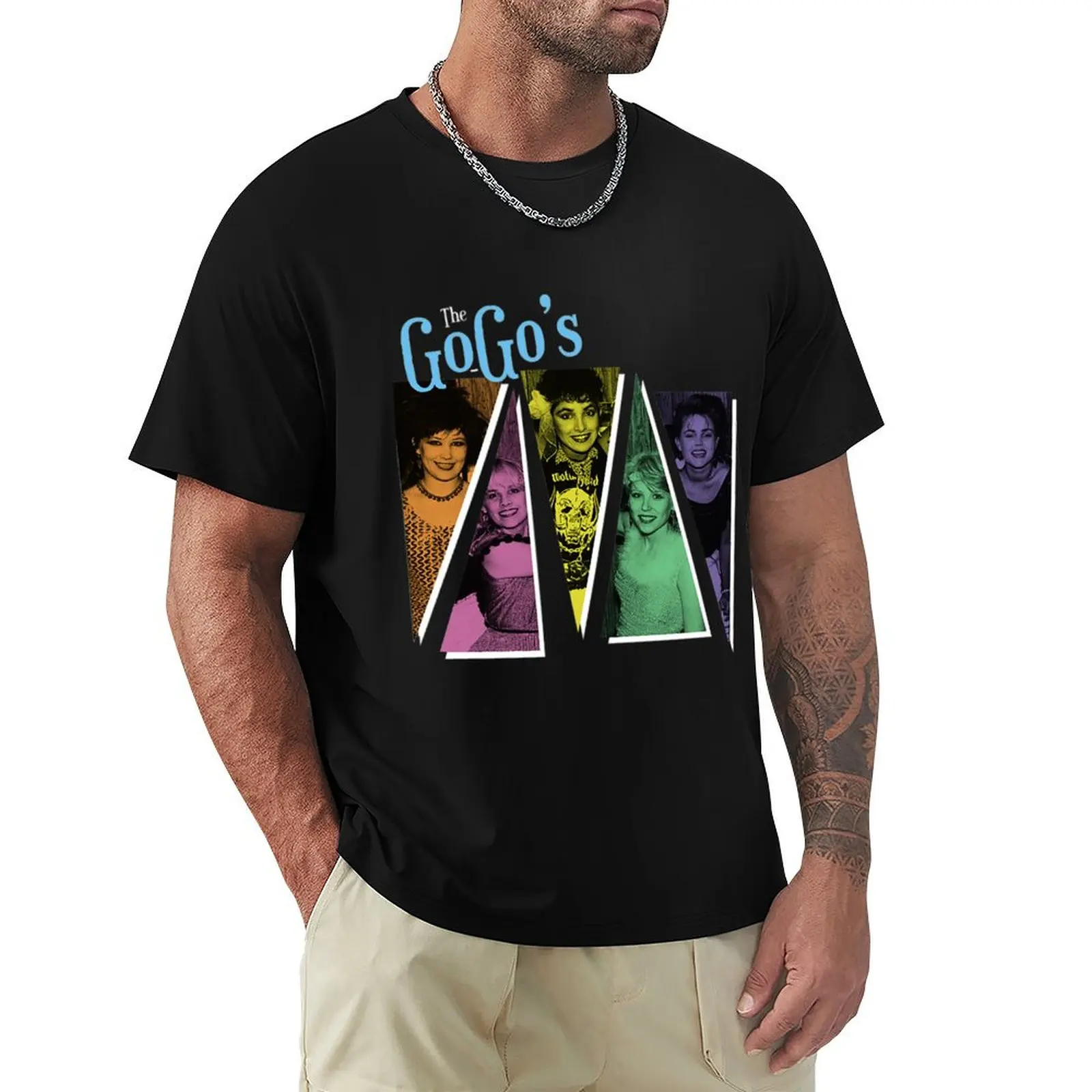 The Go Gos T-Shirt designer shirts plus size clothes t shirts for men cotton