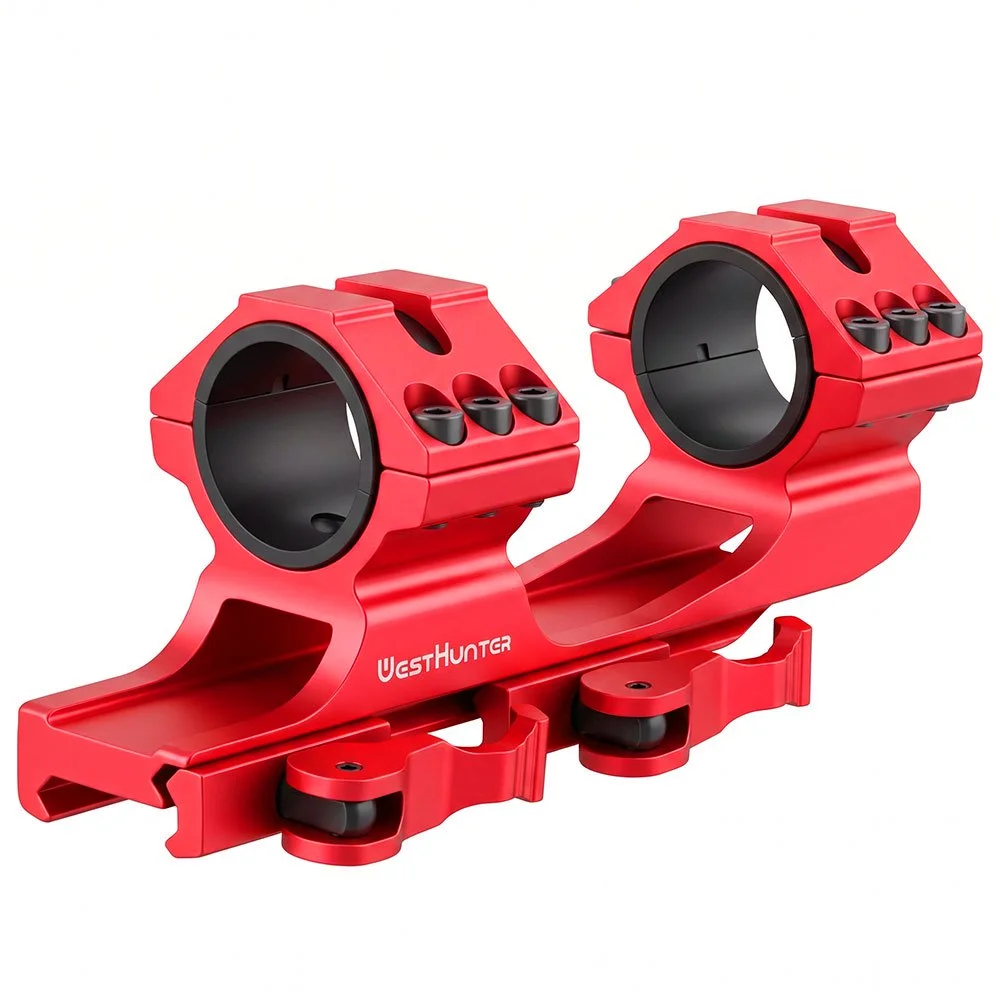 1"/30mm Dual Rings Jagdzubehör Passend für 20mm Picatinny QD Cantilever Taktische Halterungen – Detail 8