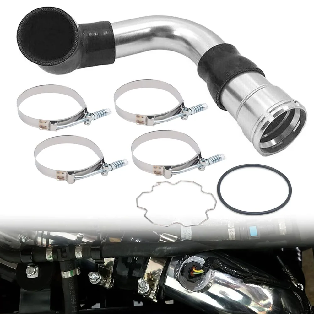 

Cold Side Intercooler Pipe Upgrade Kit Fit Aluminum For 2011-2016 Ford 6.7L Powerstroke Diesel F350 Car Modification Accessories