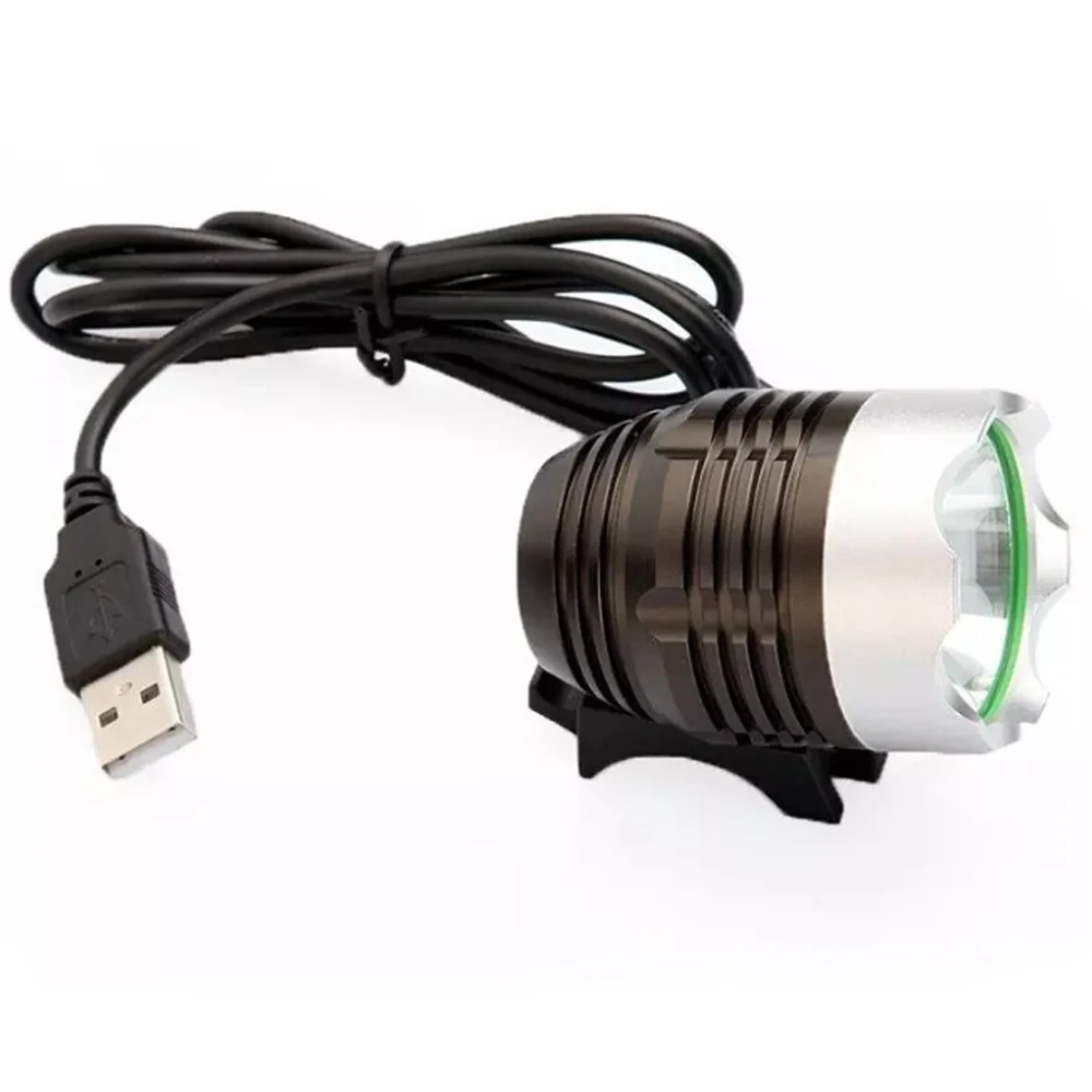 

1000 Lumen 5V USB T6 LED Bicycle Light Bike Front Torch Headlight Head Lamp 3 Modes 5V2A USB Interface Headlight Lamp