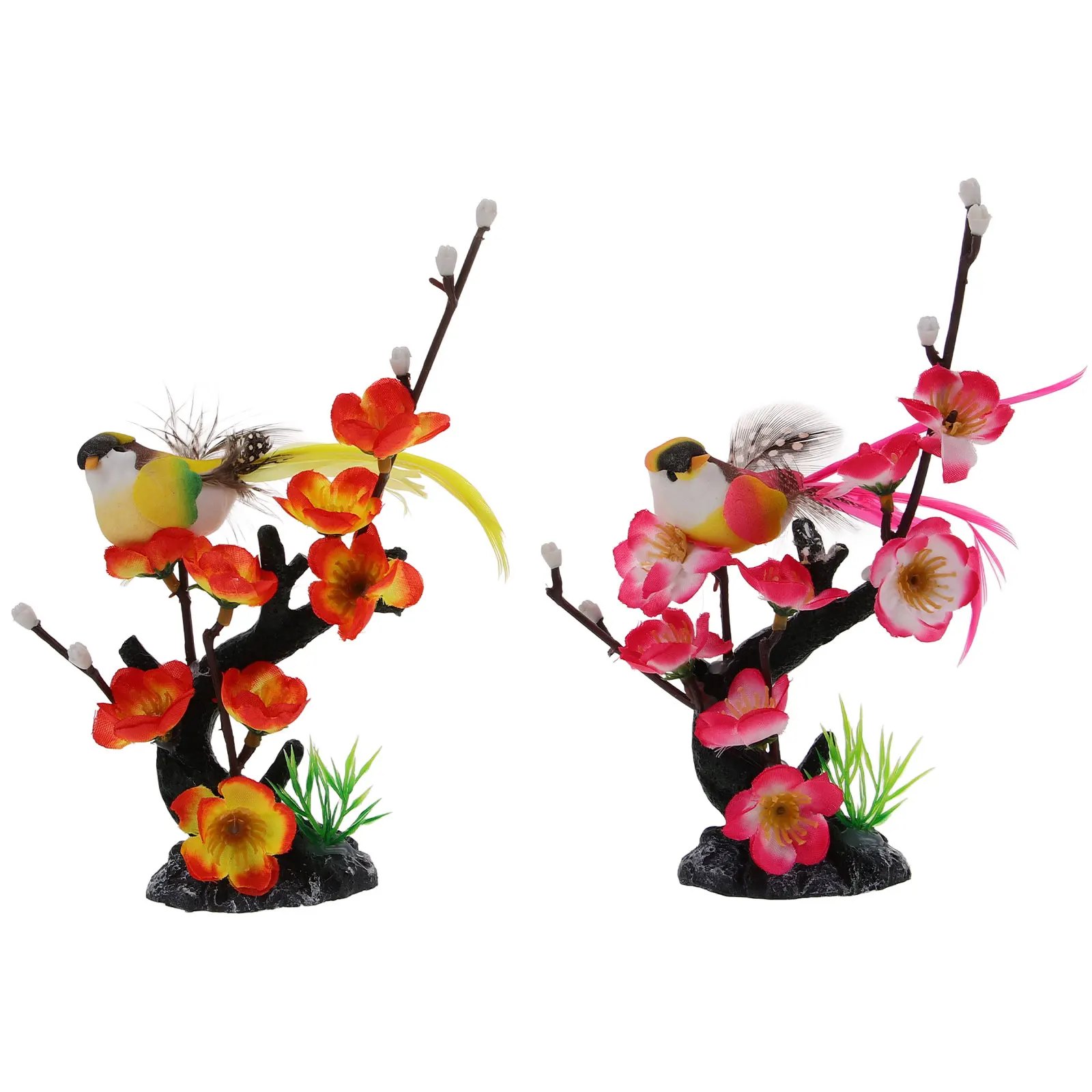 

2Pcs Elegant Plum Blossom Sushi Plate Flowers for Restaurant and Wedding Decor