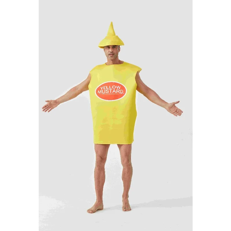 عطلة حزب الكبار الرجال والنساء الخردل زي الكبار مضحك تأثيري المرحلة الزي #4