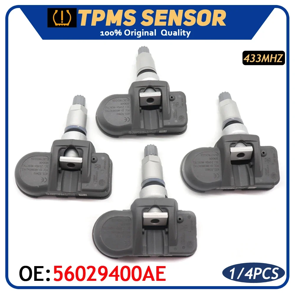 Car TPMS Tire Pressure Monitoring System Sensor 56029400AE Fit For Chrysler 300 300C For Lancia Thema 2011-2021 433mhz