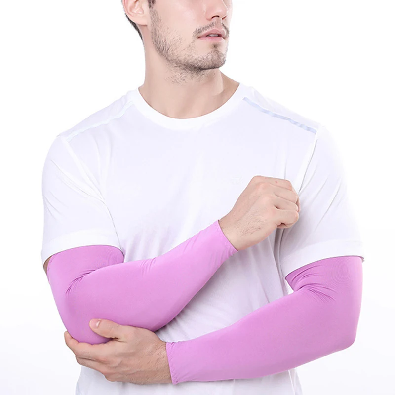 Calentadores de brazo para correr, pesca y ciclismo, cubierta de mano deportiva, protección solar UV, calentador de refrigeración, mangas