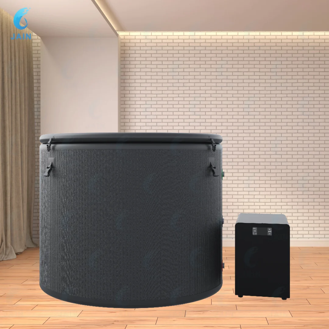 

Cold Plunge Tub With Water Chiller, 1/3 HP Water Chiller for Cold Plunge with Mid Ice Bath Tub,suit for all Inflatable Tub Black