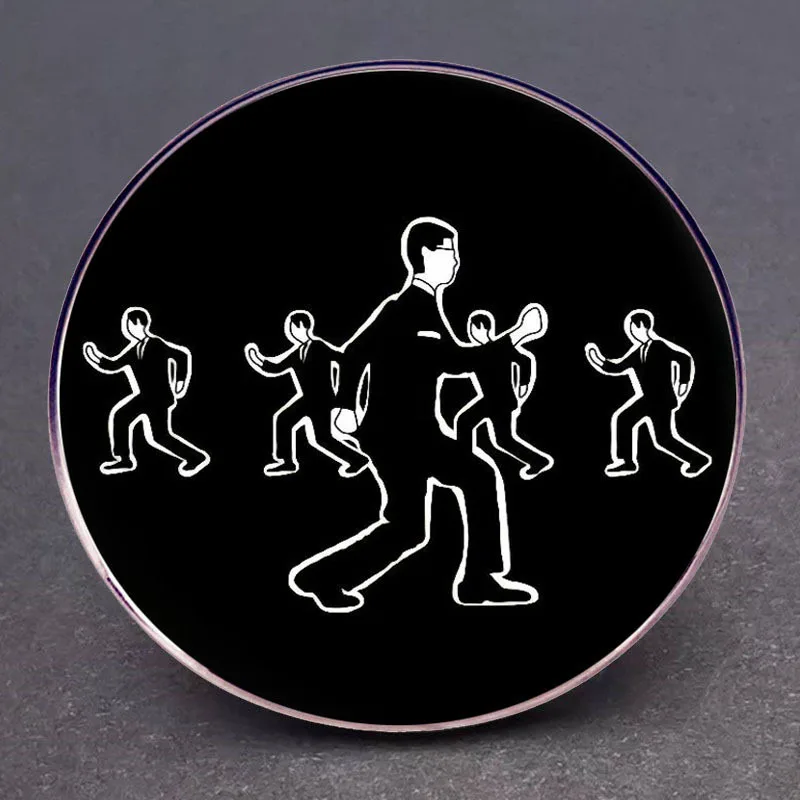 Talking Heads Enamel Pins Rock Band Lapel Badge Brooch Decoration Jewelry