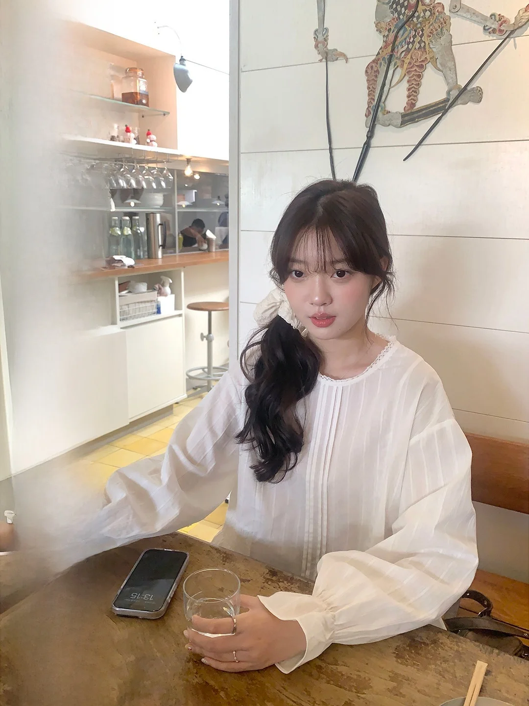 

Lu Flower Lace Collar irt Loose Fit Cotton Spring Summer Women's Faion Age Reduction Design Versatile Beautiful Top