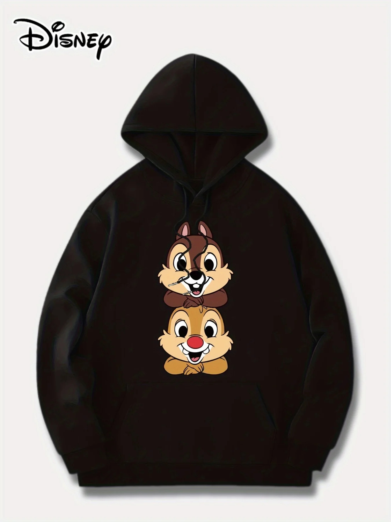 

Мужская толстовка с рисунком Чип и Дейла Диснея, осень-зима, повседневный пуловер унисекс, толстовка, спортивный костюм, одежда, толстовка большого размера