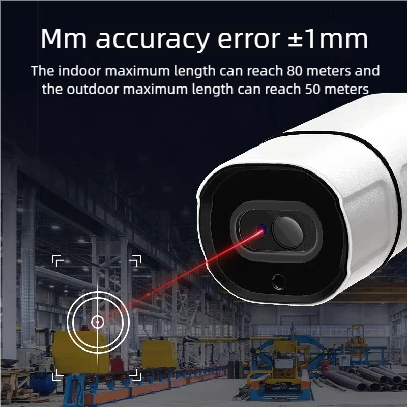 The Laser Distance Sensor Simulates A 4-20Ma 0-10V Industrial Module With A High-Precision Ip67 Waterproof And Rainproof