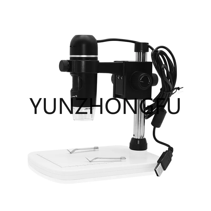 HD 5 Million Pixels USB Digital Microscope 300 Times Adjustable Video Magnifier Industrial Mobile Phone Repair