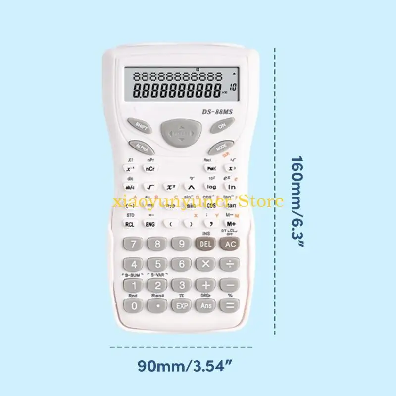 P9JB Portable Scientific Calculator 12 Digits Widescreen Multifunctional Exam Tool Students Function Calculator Professionals