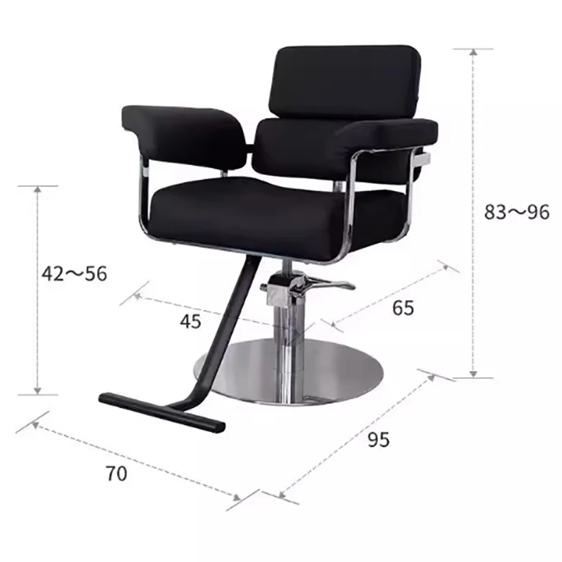 Nordic Aesthetic Barber Chair Comfortable Fashion Simple Luxury Hairdresser Chair Salon Ergonomic Kapperstoel Hair Furniture