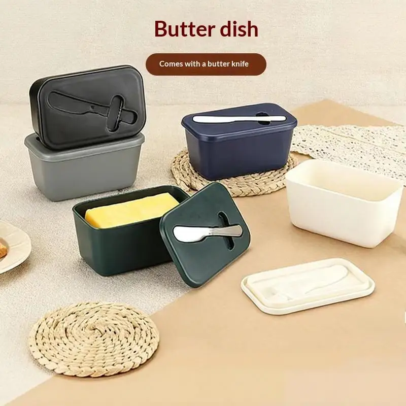Sealed Butter Storage Box with Premium Butter Knife Keeps Butter Fresh Longer Kitchen Accessory for Home Cooks Bakers
