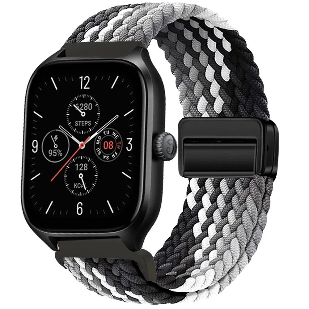 

Плетеные ремешки-петли Solo для Amazfit GTS/2e/3/4/GTS2 Mini/GTR 47/GTR2/4/3/Pro correa, браслет Amazfit bip 6, 20 мм/22 мм, ремешок для часов