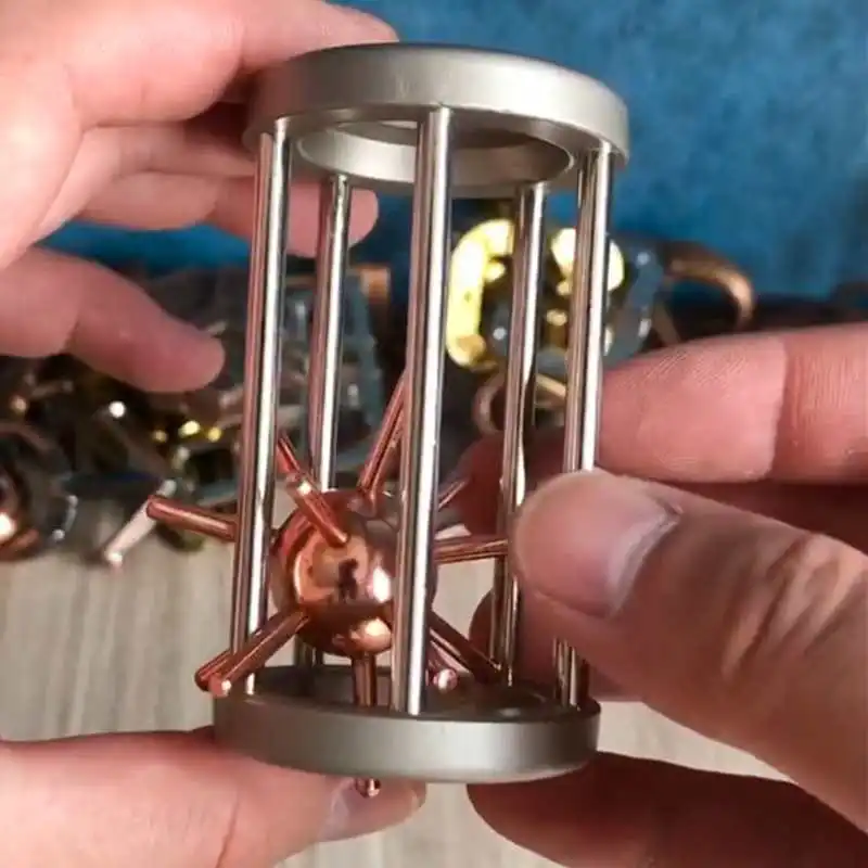 قفل فتح قفص ستار المعادن المضايقين الألغاز للأطفال والكبار اختبار الذكاء اللعب الخدع السحرية تحدي العقل هدايا فريدة من نوعها