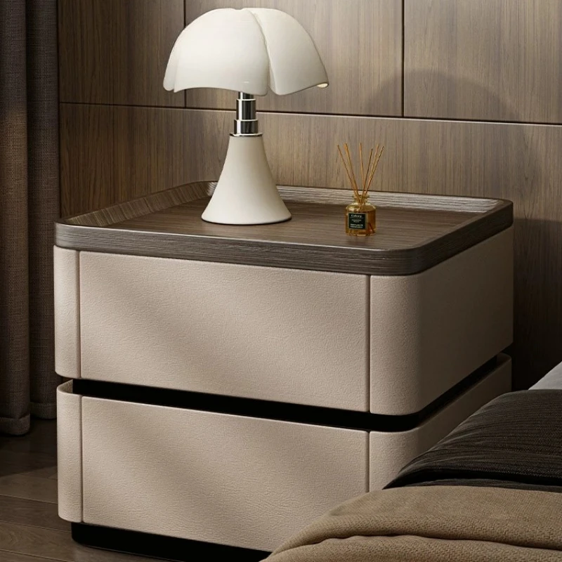 Design Corner Bedside Cabinet Side Table Interior Elegant Bedside Cabinet Comfortable Comodino Camera Da Letto Home Furniture