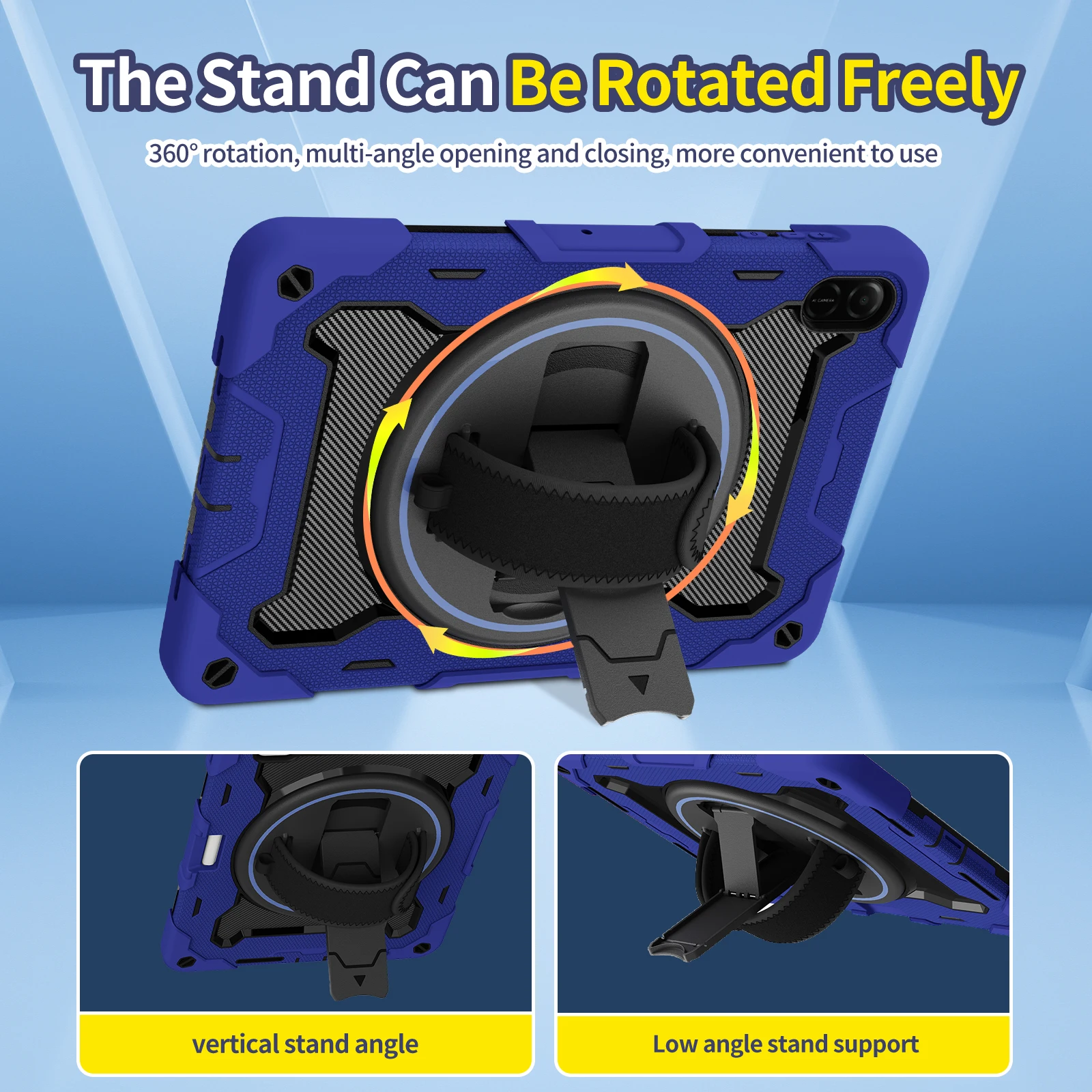 حافظة دوارة لهاتف هواوي هونور باد 9 8 X9a X8a X8 Pro X9 V7 7 6 V6 MatePad 11.5 11 SE 10.4 10.1 C5e T 10 10S غطاء متين