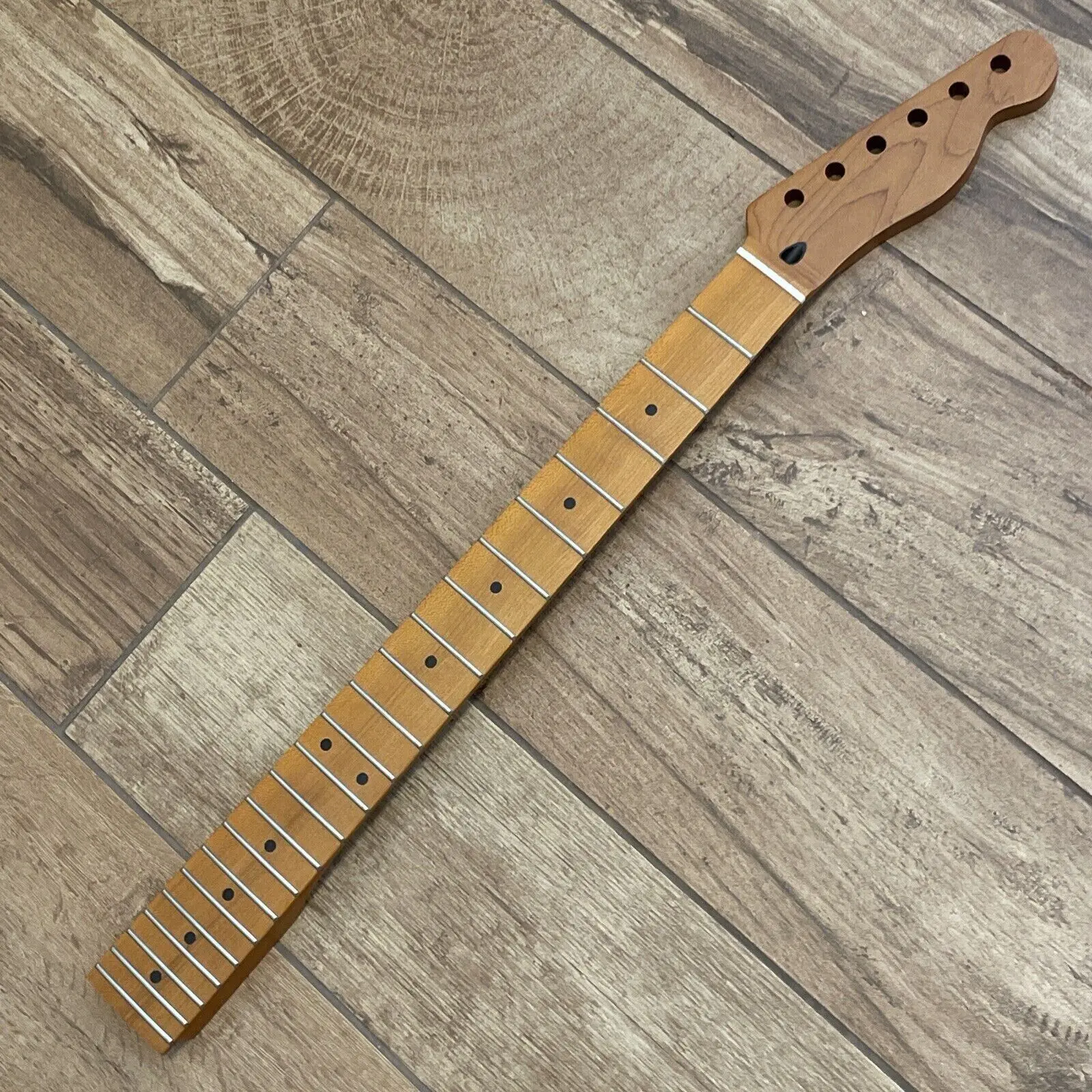 

Roasted Maple Tele 22 Fret Electric Guitar Neck Nitro Fits