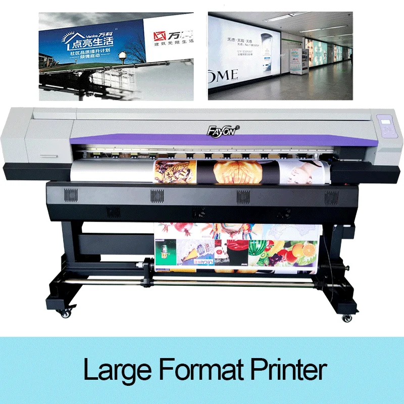 Large Format Printer 1.6m Fayon GM Rolls Dot Matrix Printer xp600/i3200/i1600/DX5/DX7