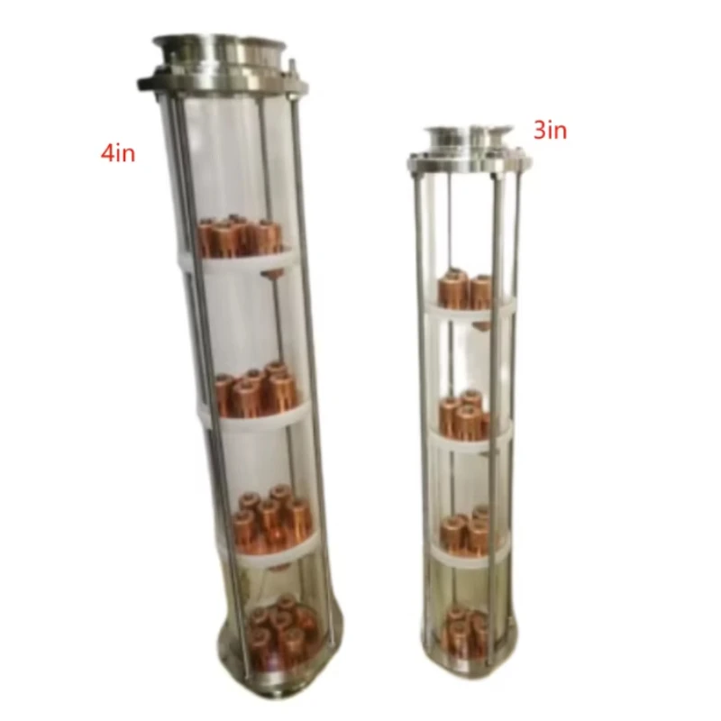 Wine Spirits Vodka Whiskey Brandy Brewing Equipment with 1.5 Inch Glass Column