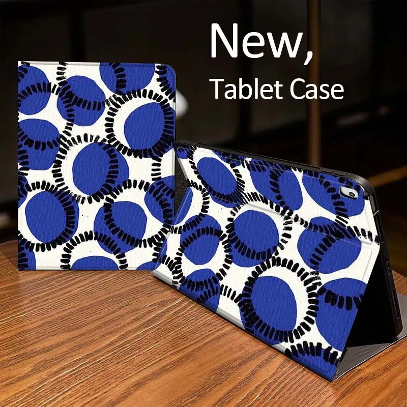 

Circular Abstract Art Pattern Case For iPad Pro 10th 11th 5th 6th 7 8 9 2 gen 11 13 M4 M5 10.2 9.7 12.9 10.5 10.9 Inch Tablet