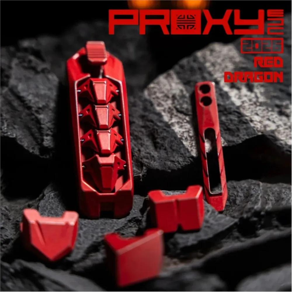 

Керамический фиджет-слайдер Longji с покрытием Proxy EDC, красный, для взрослых, аксессуар для офисного стола, гаджет для снятия тревоги