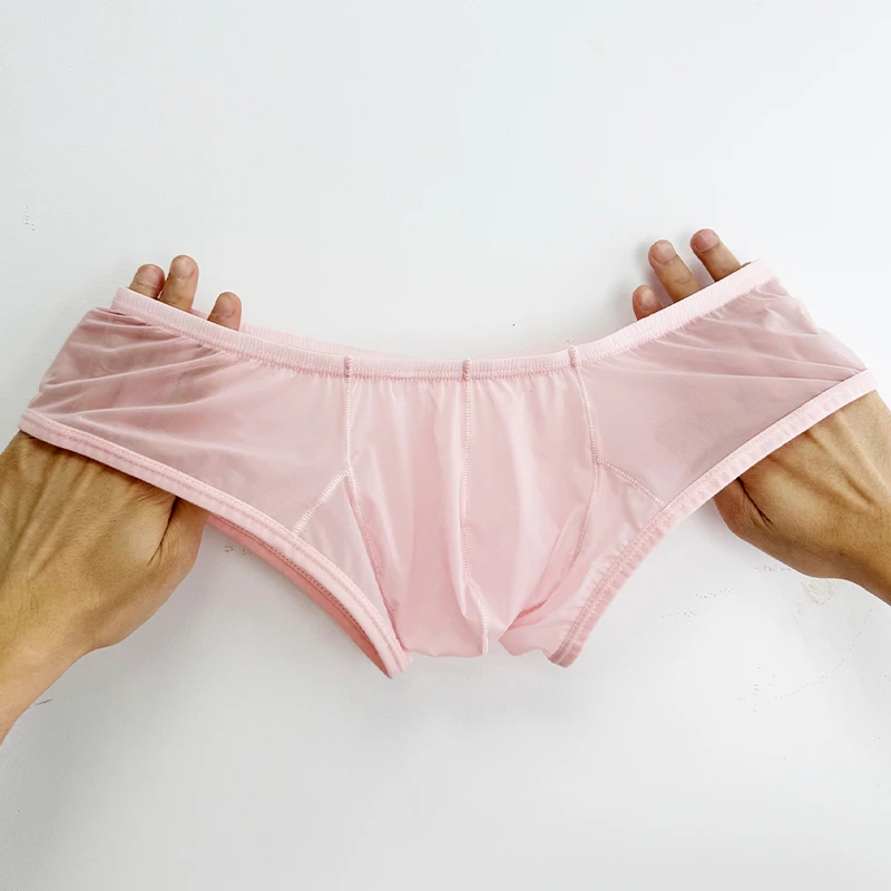 Boxers Man Ice Silk Transparent Panties Underwear Boxer Male Mini Short Boxer for Men Lingeries Hot Sexy Tоy Mens Underpants