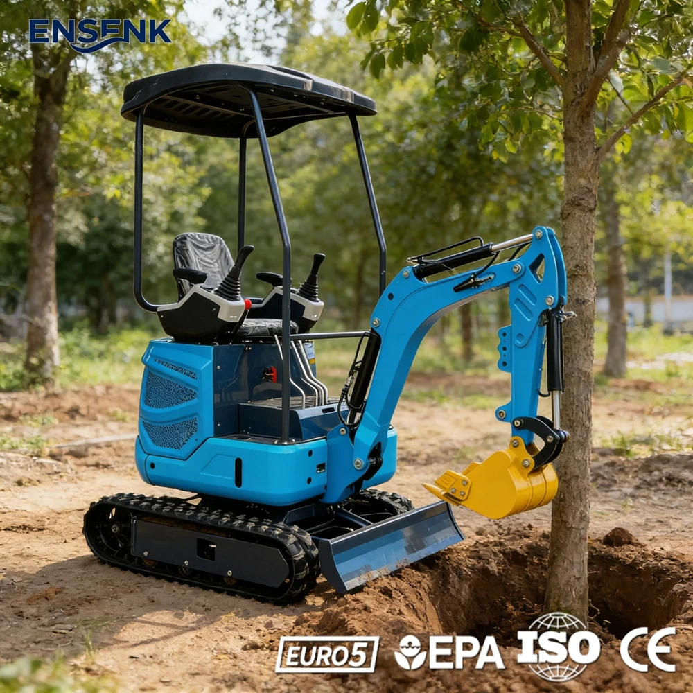 

Mini Excavator 1.2Ton 1.5Ton Construction 1.5Ton 2.0Ton Diesel Engine EPA Euro 5 CE Factory Direct Sale Excavator Europe