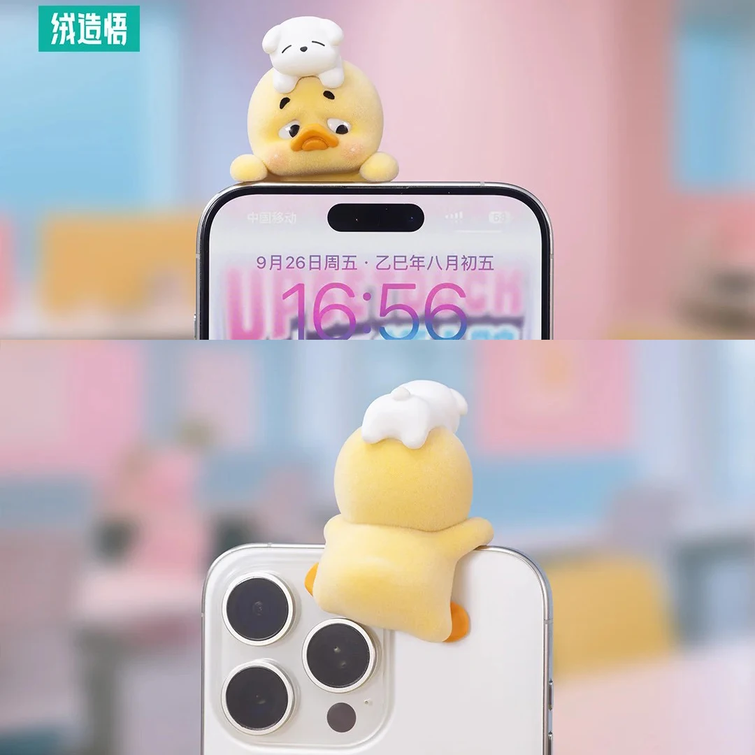 جديد UpsetDuck Hipper سلسلة الفينيل صندوق أعمى حالة عرض بطة أنيمي لطيف الشكل دمية زخرفة عيد الميلاد عيد ميلاد فتاة هدية